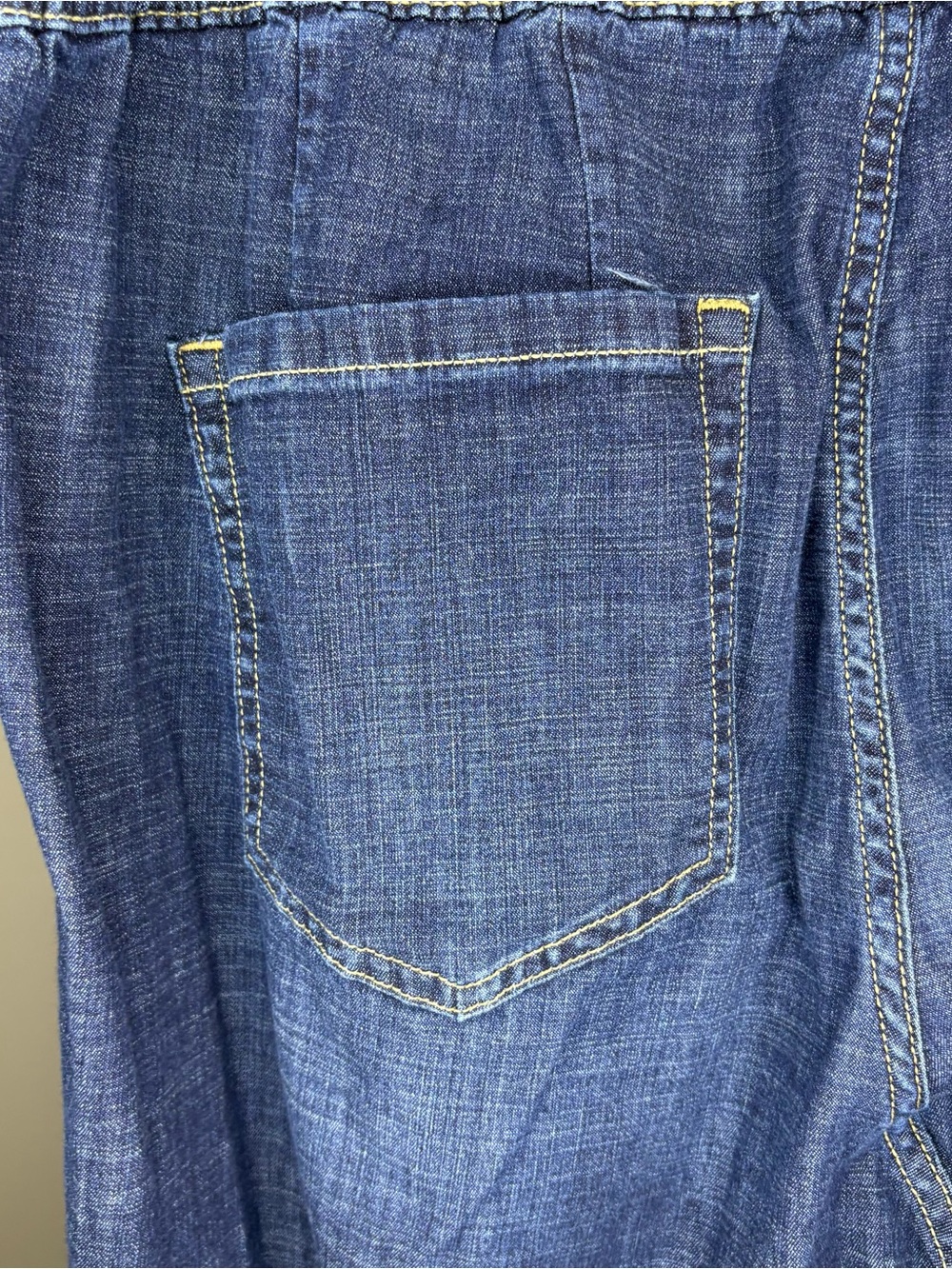 Lane Bryant Dark Blue Drawstring Wide Leg Pants Size 18 - Picture 3 of 7